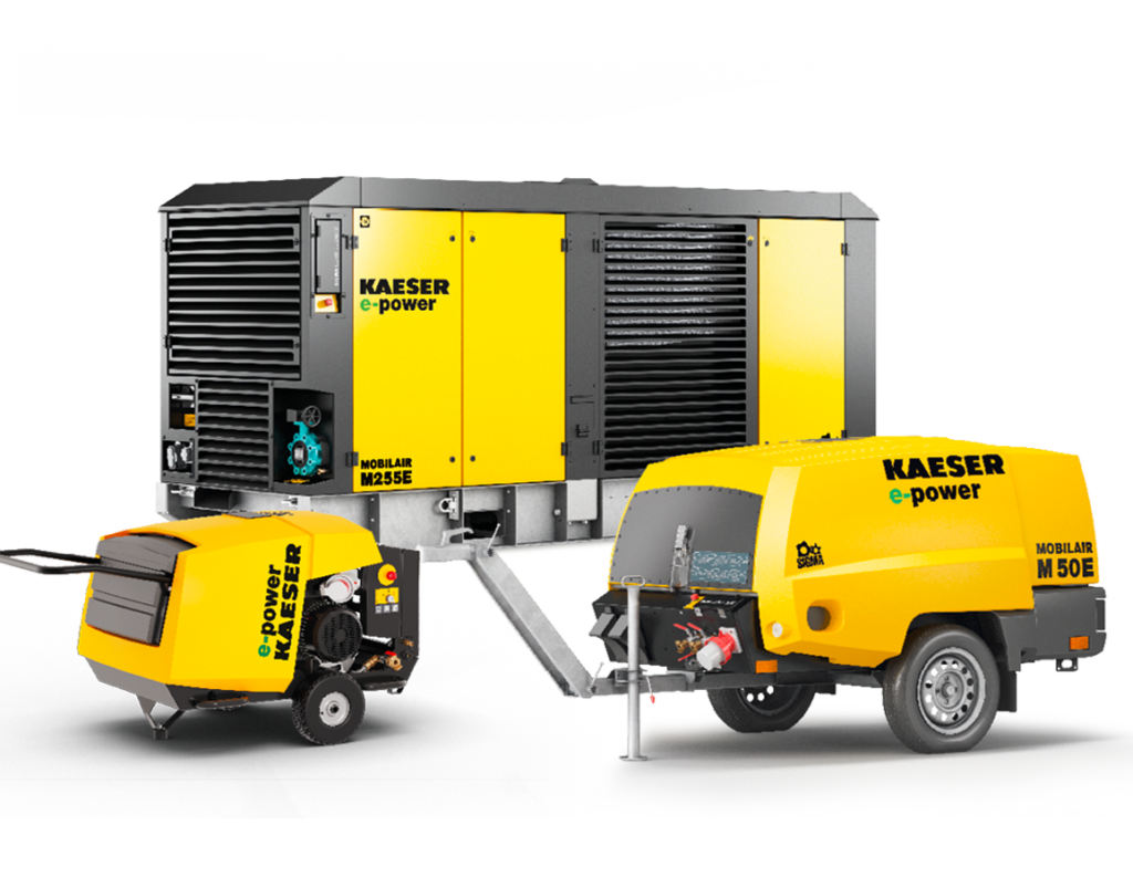 mobiele compressor huren